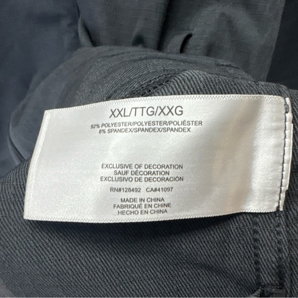 Greg Norman Men's Woven Windbreaker Full-Zip Golf Jacket JL3 Dark Grey XXL - Picture 6 of 9